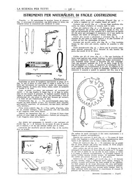 La scienza per tutti giornale popolare illustrato