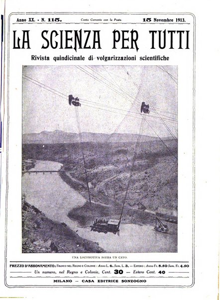 La scienza per tutti giornale popolare illustrato