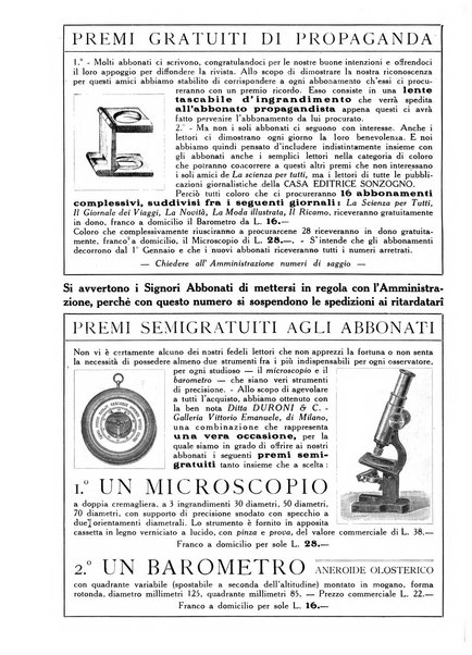 La scienza per tutti giornale popolare illustrato