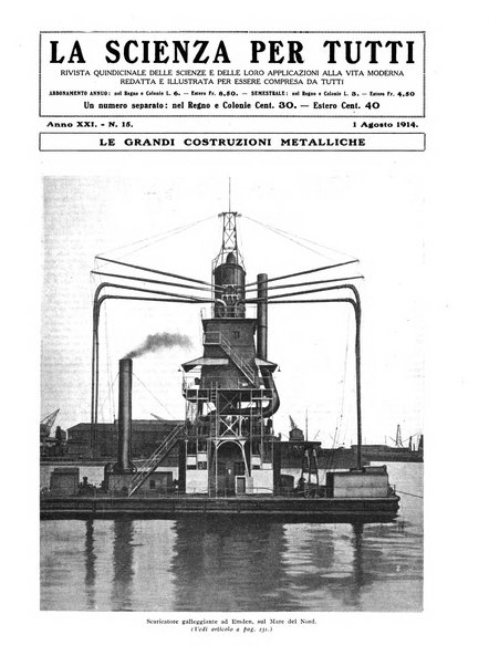 La scienza per tutti giornale popolare illustrato