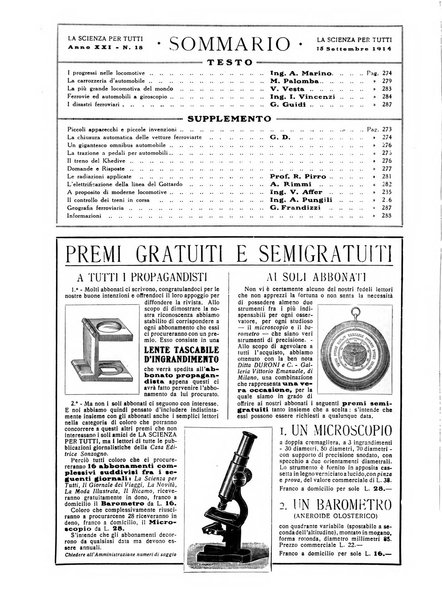 La scienza per tutti giornale popolare illustrato