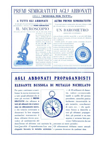 La scienza per tutti giornale popolare illustrato