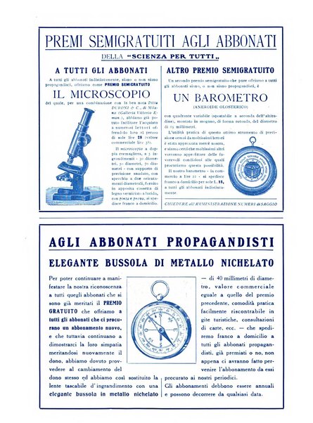 La scienza per tutti giornale popolare illustrato