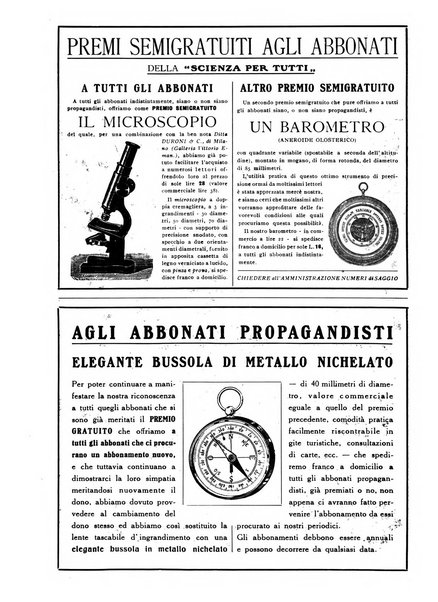 La scienza per tutti giornale popolare illustrato