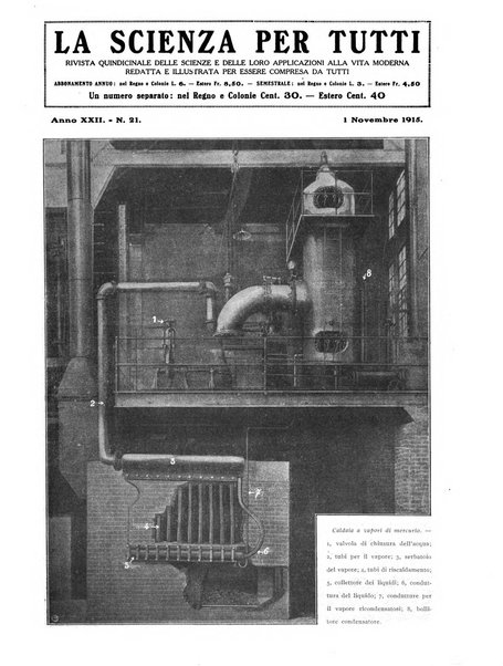 La scienza per tutti giornale popolare illustrato