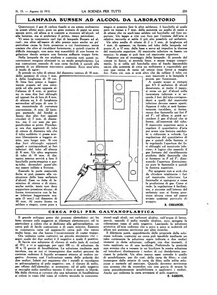 La scienza per tutti giornale popolare illustrato