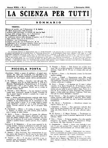 La scienza per tutti giornale popolare illustrato