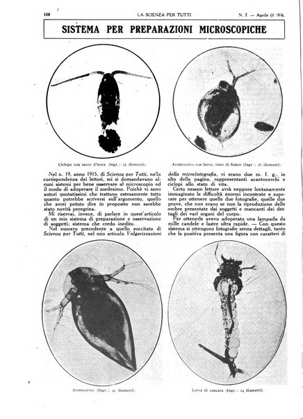 La scienza per tutti giornale popolare illustrato