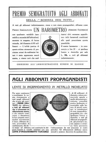 La scienza per tutti giornale popolare illustrato