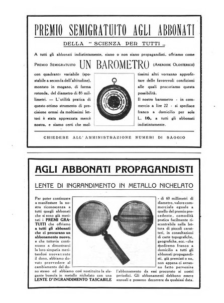 La scienza per tutti giornale popolare illustrato