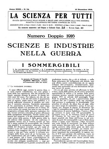 La scienza per tutti giornale popolare illustrato