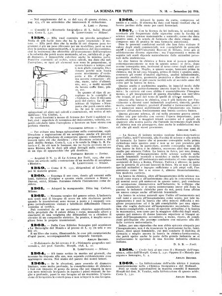 La scienza per tutti giornale popolare illustrato