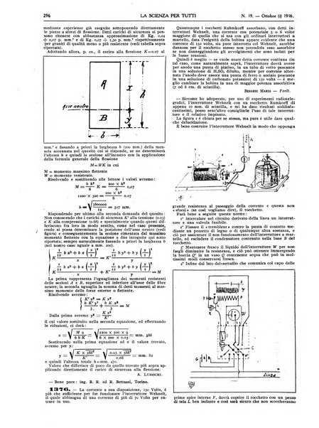 La scienza per tutti giornale popolare illustrato