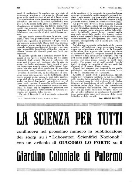 La scienza per tutti giornale popolare illustrato