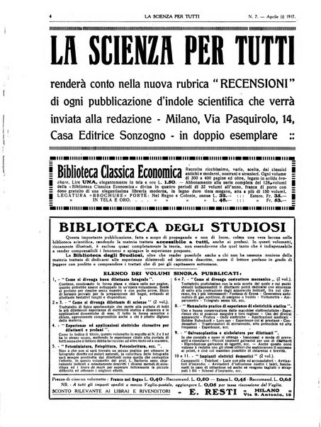 La scienza per tutti giornale popolare illustrato