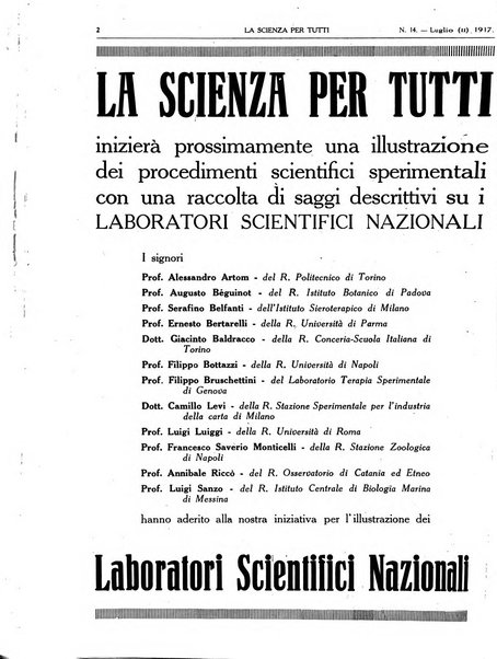 La scienza per tutti giornale popolare illustrato