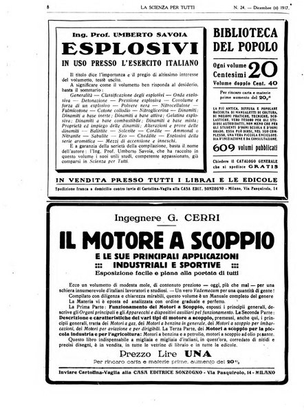 La scienza per tutti giornale popolare illustrato