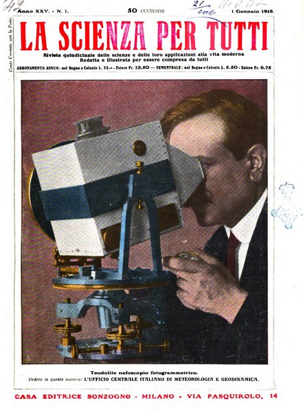 La scienza per tutti giornale popolare illustrato