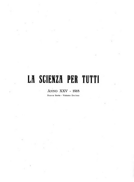 La scienza per tutti giornale popolare illustrato