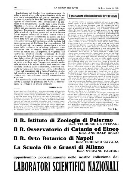 La scienza per tutti giornale popolare illustrato