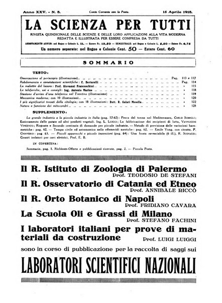 La scienza per tutti giornale popolare illustrato