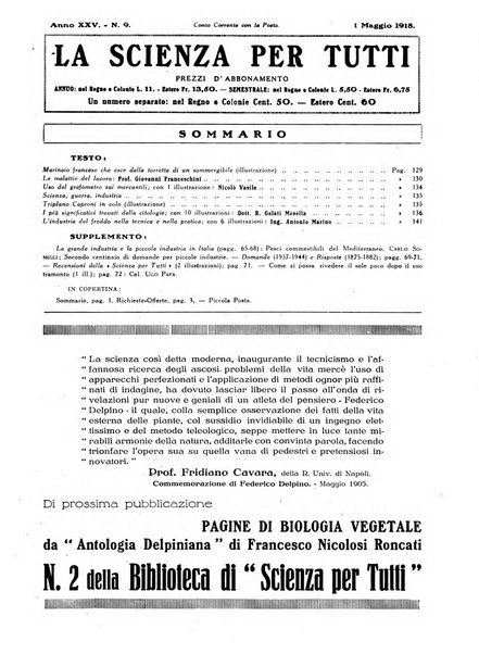 La scienza per tutti giornale popolare illustrato