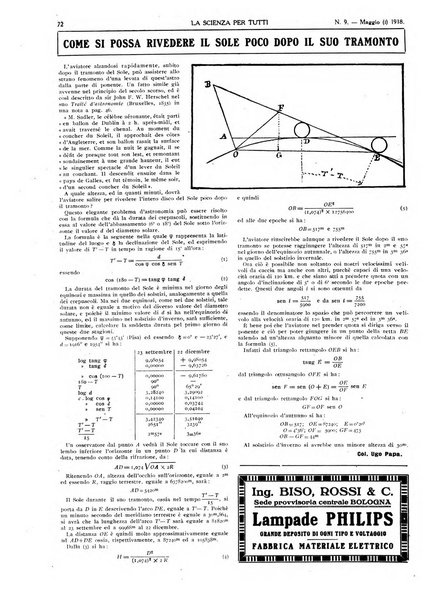 La scienza per tutti giornale popolare illustrato