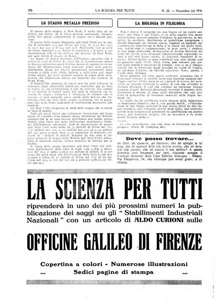 La scienza per tutti giornale popolare illustrato