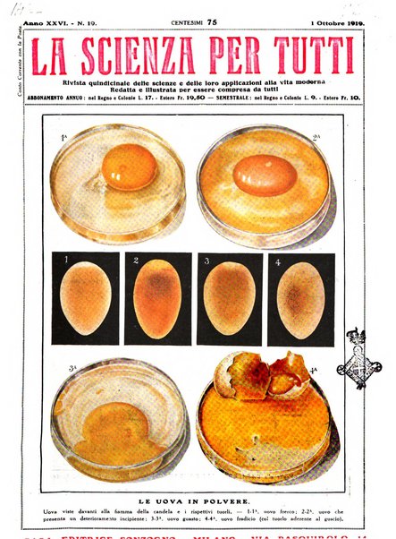 La scienza per tutti giornale popolare illustrato