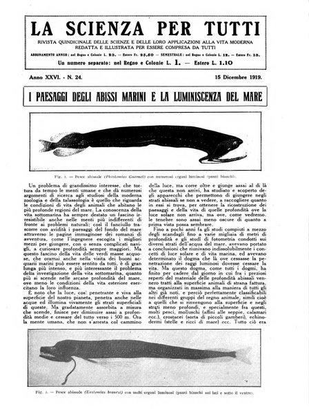 La scienza per tutti giornale popolare illustrato