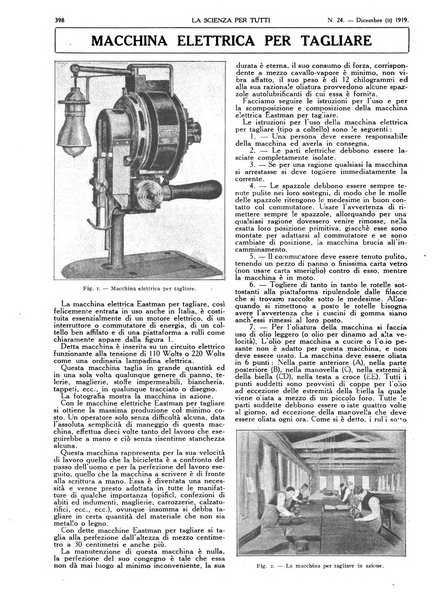 La scienza per tutti giornale popolare illustrato