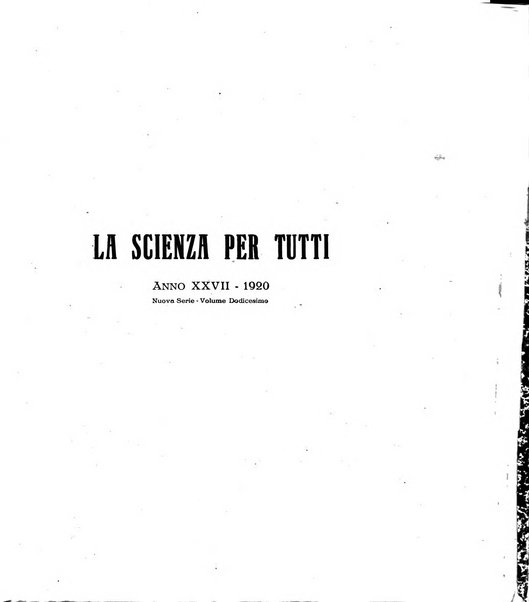 La scienza per tutti giornale popolare illustrato