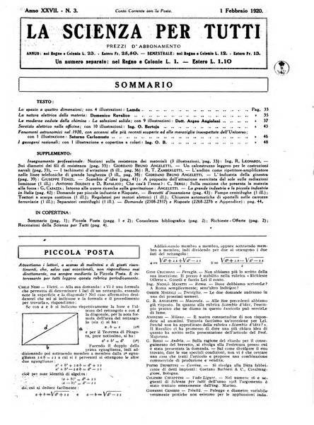 La scienza per tutti giornale popolare illustrato