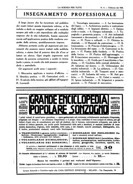 La scienza per tutti giornale popolare illustrato