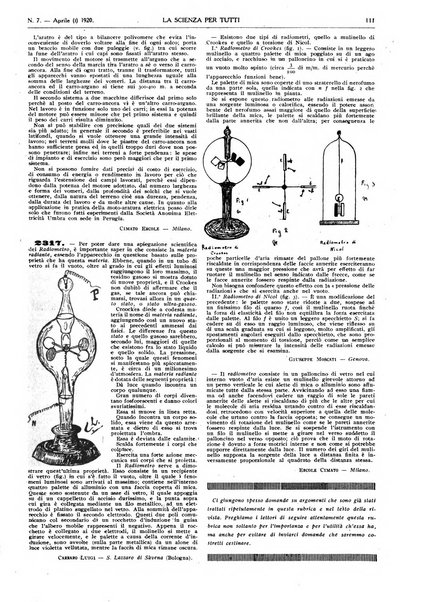 La scienza per tutti giornale popolare illustrato