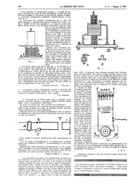 La scienza per tutti giornale popolare illustrato