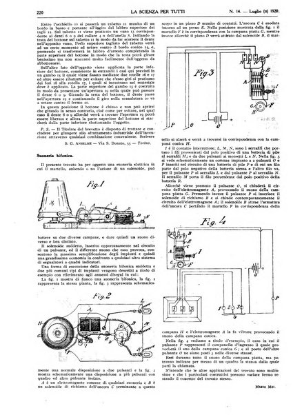 La scienza per tutti giornale popolare illustrato