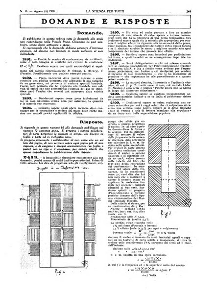 La scienza per tutti giornale popolare illustrato