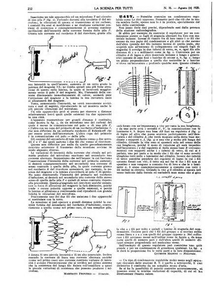 La scienza per tutti giornale popolare illustrato