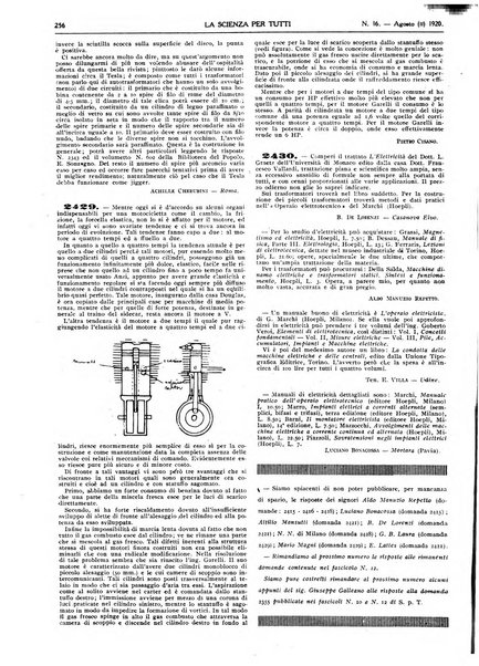 La scienza per tutti giornale popolare illustrato