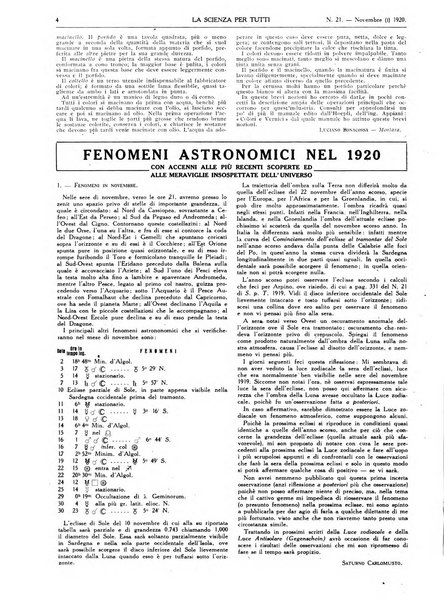 La scienza per tutti giornale popolare illustrato