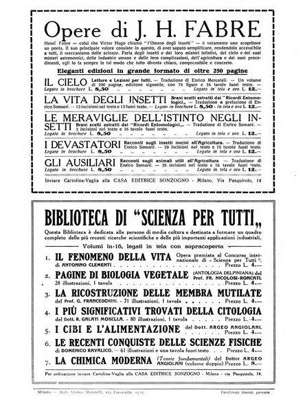 La scienza per tutti giornale popolare illustrato