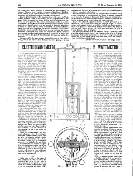 La scienza per tutti giornale popolare illustrato