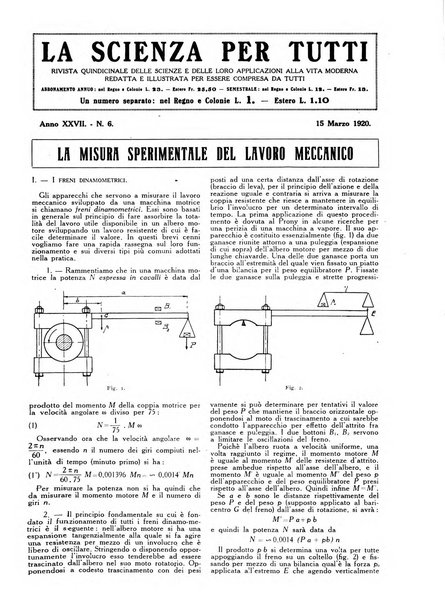 La scienza per tutti giornale popolare illustrato