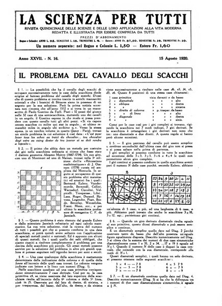 La scienza per tutti giornale popolare illustrato