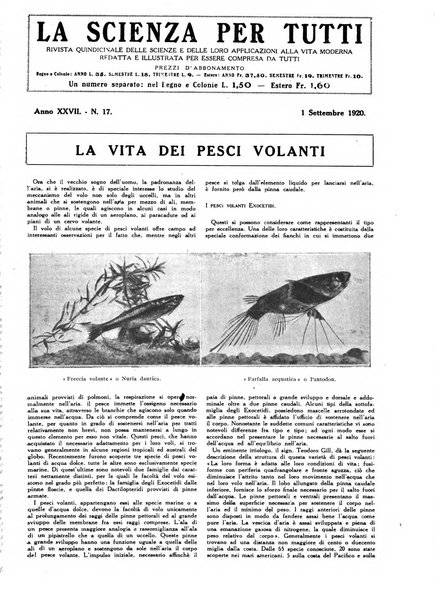 La scienza per tutti giornale popolare illustrato