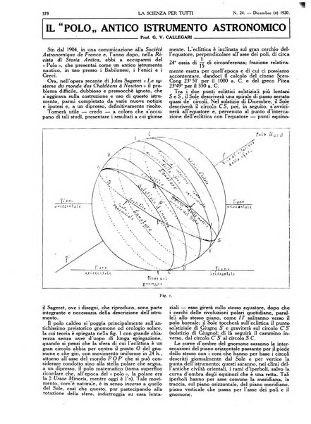 La scienza per tutti giornale popolare illustrato