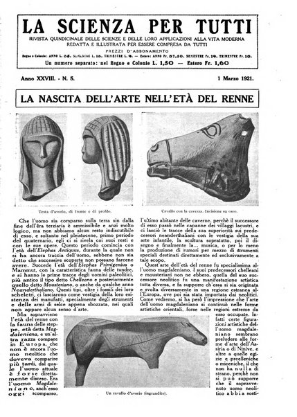 La scienza per tutti giornale popolare illustrato