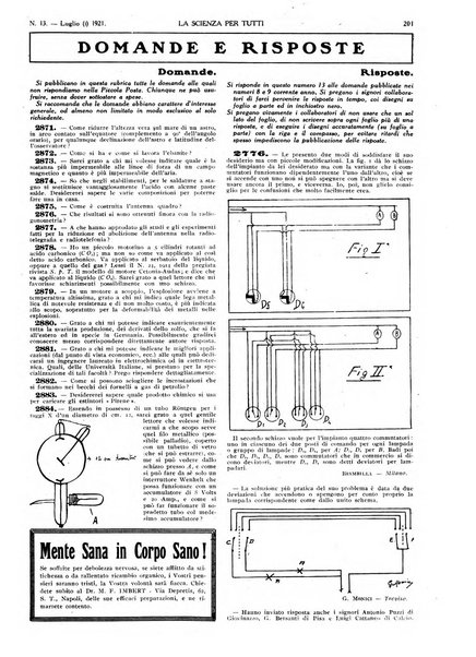 La scienza per tutti giornale popolare illustrato