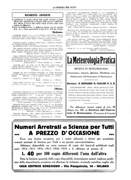 La scienza per tutti giornale popolare illustrato